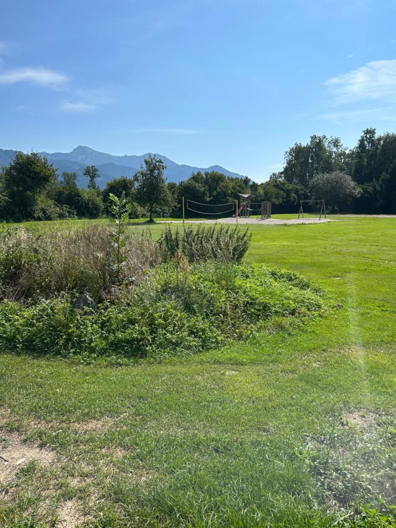 Ferienwohnung Gabi Mit Pool Und Sauna Übersee Exterior foto